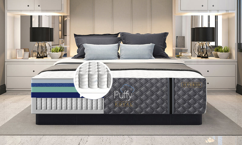 Puffy Royal Hybrid Mattress Has Contour-Adapt Coil Technology